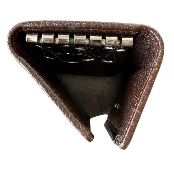 Vintage Gucci GG Canvas and Faux Leather Key Holder Wallet Serial Code Pamphlet - Picture 5 of 17